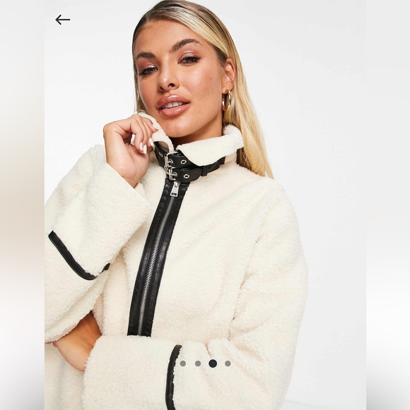 Threadbare Borg Jacket with Binding - Picture 2 of 4